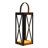 X-Grating Teak Print  Solar Carriage Lantern-122621676