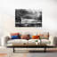 Lone Fisherman Casting Dramatic Serene Traditional Landscape Nature Wall Art Print by Charlaine Gerber - Print-319124466