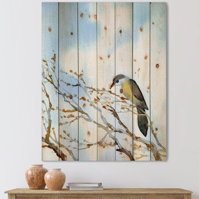 " Old Bare Tree In Rustic Landscape " Painting Print