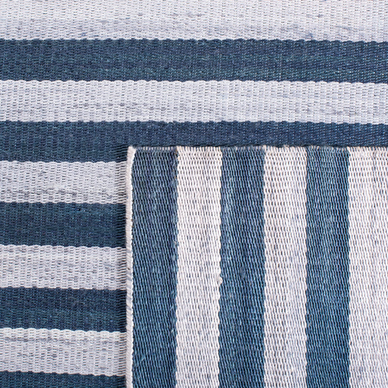 Ralph Lauren Cameron Stripe Viscose Striped Rug, Rectangle 9' x 12'