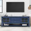 Meuble télé pour téléviseur de 60 po: rouille améliorée, centre de divertissement pratique: matériaux, design élégant-651841664