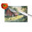 Chicken Coop at Dawn Glass Cutting Board