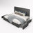 Silvester Modern Upholstered Platform Storage Bed with Wooden Slats, no box spring needed-86592363-89199071