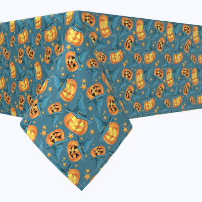 Hackensack Geometric Halloween Tablecloth