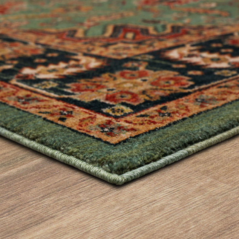 Tapis intérieur en polyester tissé Spice Market Deir, Rectangle 12 pi x 15 pi
