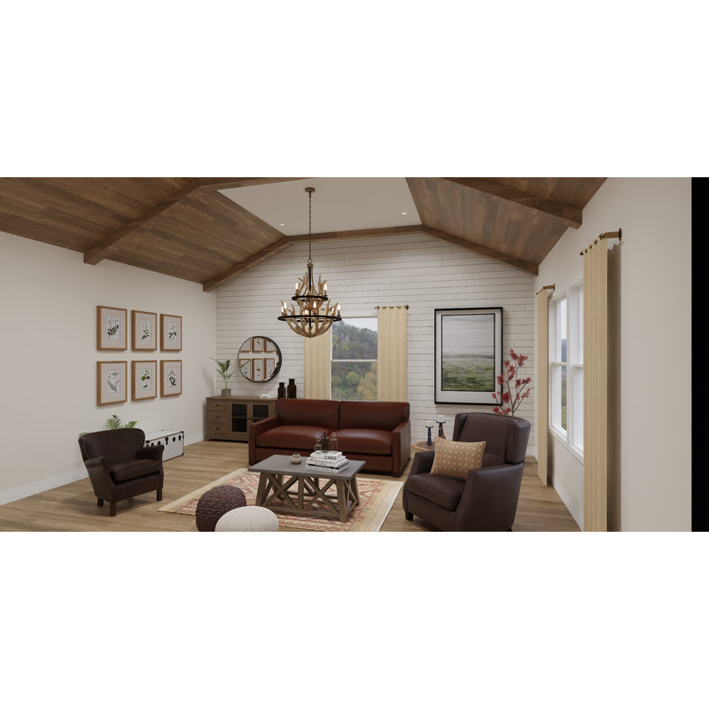 9 - Light Dimmable Tiered Chandelier