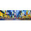 Cityscape in Times Square - Reproduction matte encadrée pour la décoration