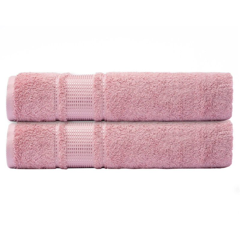 Cochrane Cotton Bath Towels, Pink