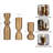 Pico Three-Piece Taper Candle Holder Set