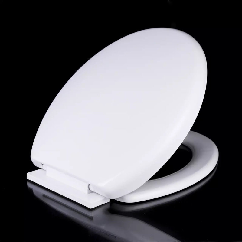 Luxury Bathroom Toilet Seat Soft Close White Seats Anti Slam Wc Home Heavy Duty.