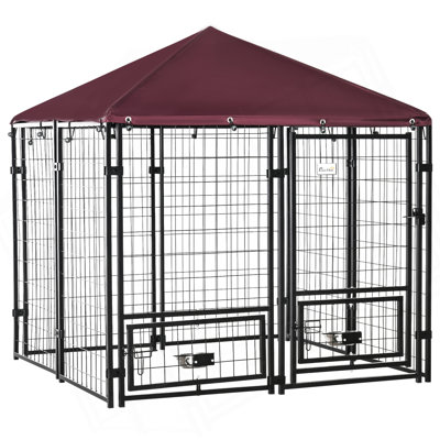 Chenil d'extérieur pour chien 5 'X 5' X 5 '