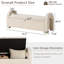 Banc de rangement en chenille à bras incurvés en forme de U-784383407