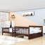 Lit superposé double en bois avec rangement-1548280140