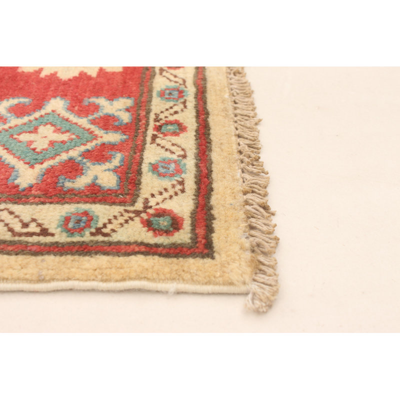 Tapis ivoire Gazni noué à la main 5 pi 0 po x 7 pi 0 po