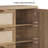 51.57'' W 3-Drawer And 2-Door Rattan Sideboard With Adjustable Shelves-55793522