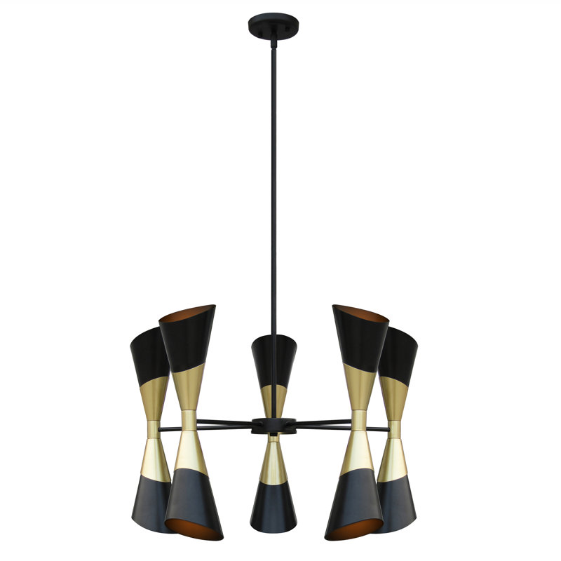 Lustre linéaire spoutnik 10 lumières Luecille