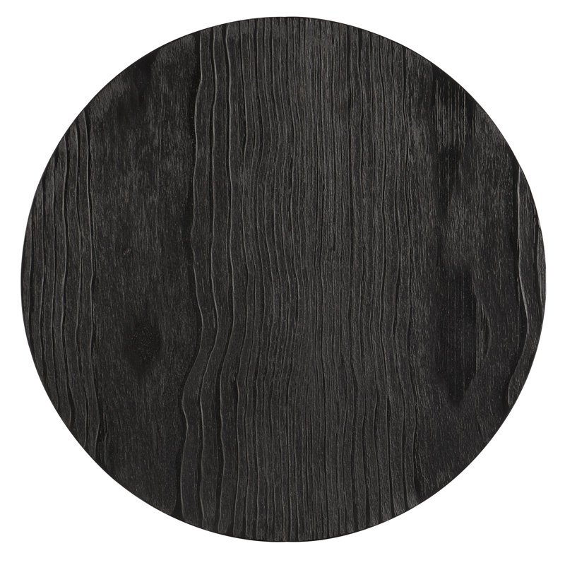 Chapman Shou Sugi Ban Side Table, Charred Black