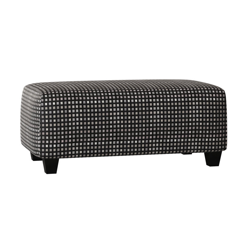Jireth Upholstered Ottoman, Cairo Black