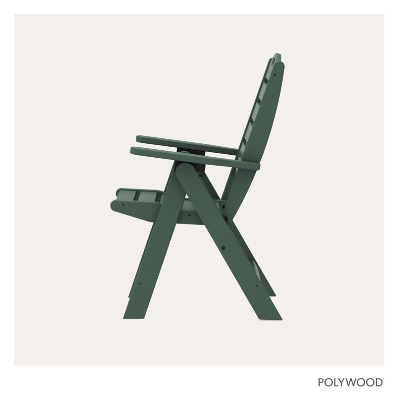 Chaise haute POLYWOOD, Vert forêt