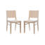 Chaise d'appoint en bois massif Arieli-1290061909