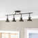Roupen 4 -Light Fixed Track Track Kit with Dimmable and Adjustable Head