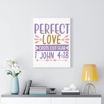 Perfect Love Casts - Wrapped Canvas Print