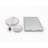 Royale Petit Makeup Mirror with Qi Wireless Charging Pad and Micro USB Cable LED light Strip-54691311
