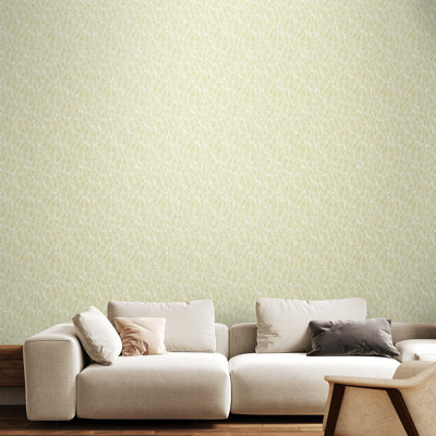 Zebra Leaf - Duck Egg Blue 10m Wallpaper