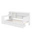 Lit de jour simple en bois avec tiroirs et bureau-1797084780