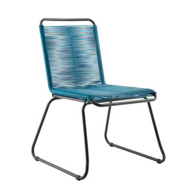 Alamo Indoor/Outdoor Stackable Wicker Dining Side Chair