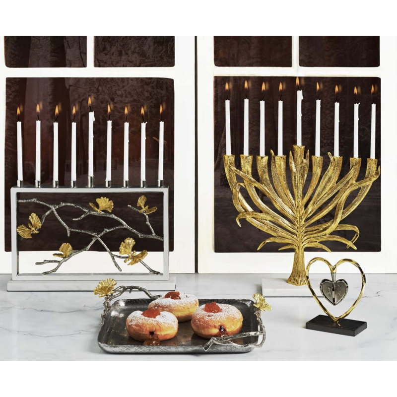 Butterfly Ginkgo Luxe Menorah