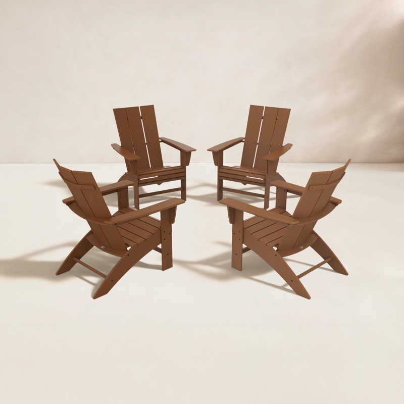 Chaise Adirondack POLYWOOD, Teck