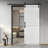 MDF Barn Door with Sliding Door Hardware Kit,Covered with Water-Proof PVC Surface-98194258-103430727