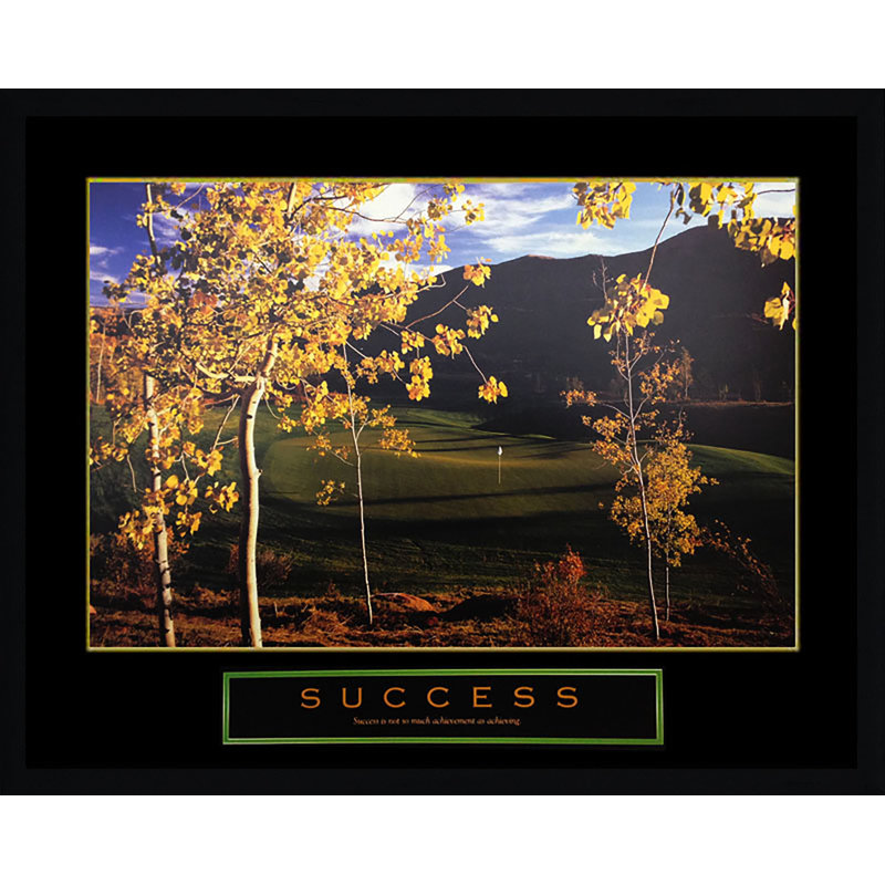 « success golf course », impression encadrée