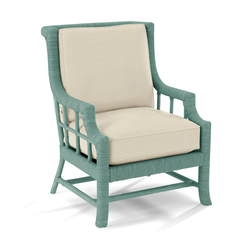 Lafayette Armchair, Havana, Ivory Crypton Performance; 0886-91