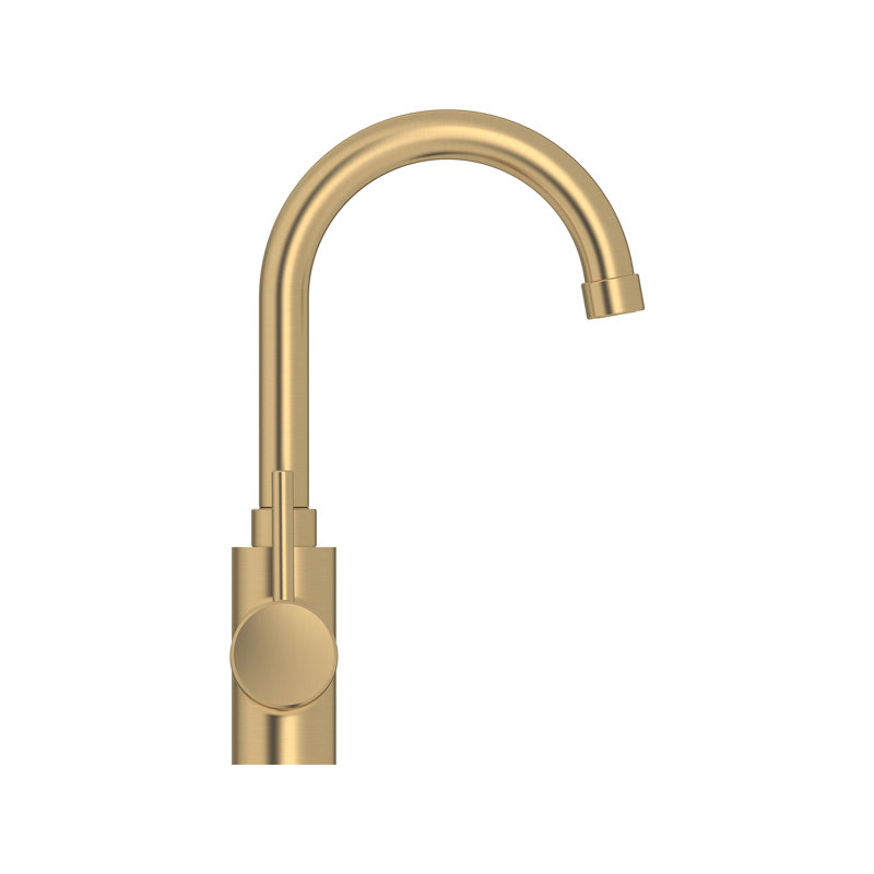 Single-Handle Bar Faucet 1.5 GPM, Grohe Brushed Cool Sunrise