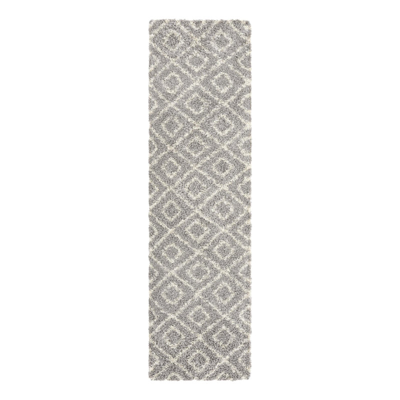 Azbill Geometric Indoor Rug, Runner 2'7" x 10'