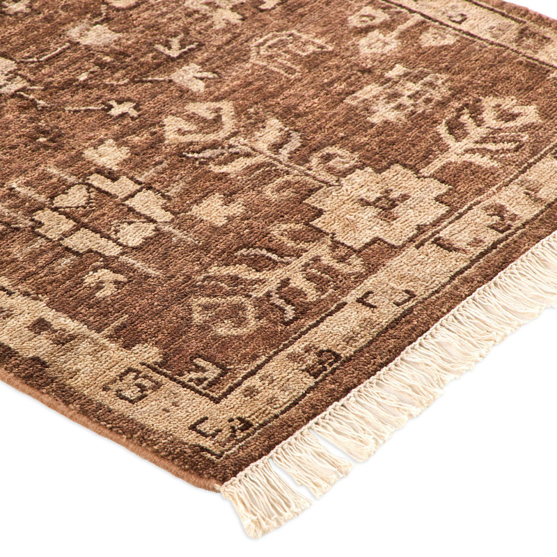 Paolo Hand-Knotted Rug-Paolo Rust-Runner-2.5'x12', Runner 2'6" x 9'