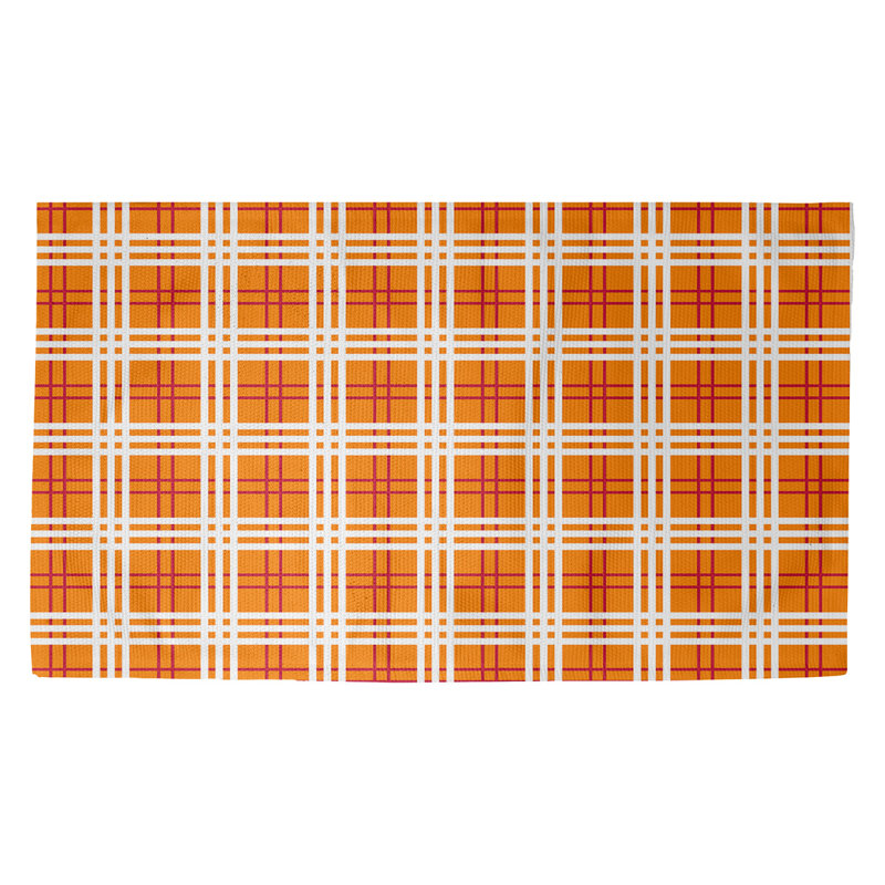 Plaid Indoor Rug, Rectangle 5' x 7'