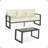 2-Piece Outdoor Sofa Couch Set-124919972