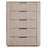 Henry 5-Drawer Reeded Chest-866745491