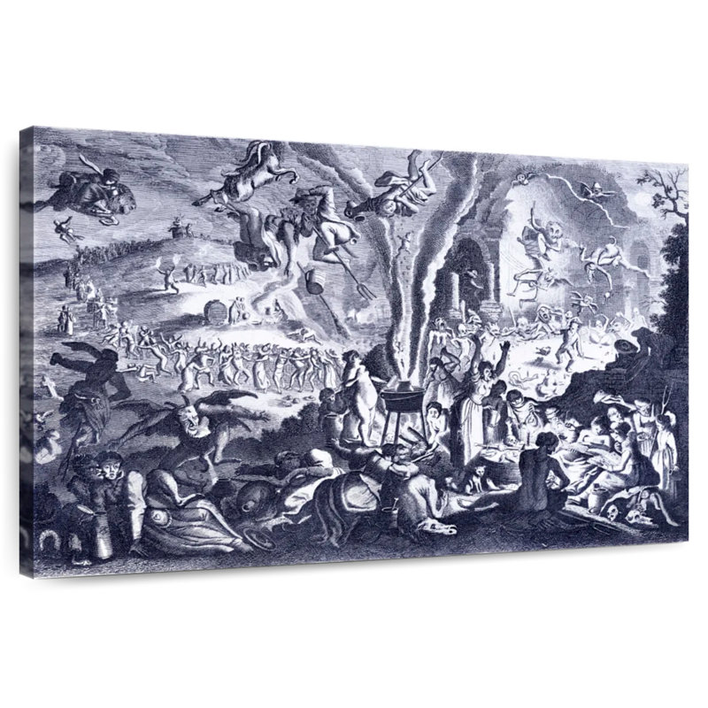 Kelan Witches Sabbath, 26" H x 39" W
