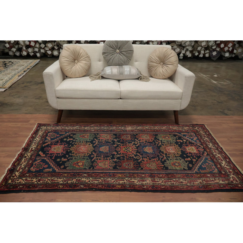 Tapis de couloir traditionnel pré-1900 3 x 7