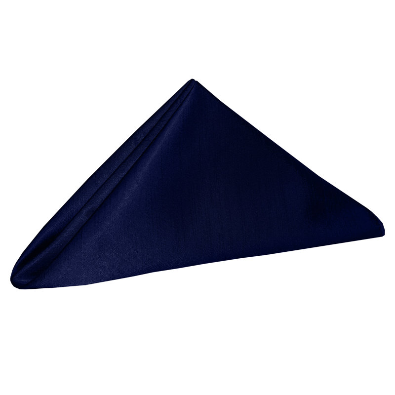 Yulia Silk Square Napkin, Deep Royal, 20" x 20"