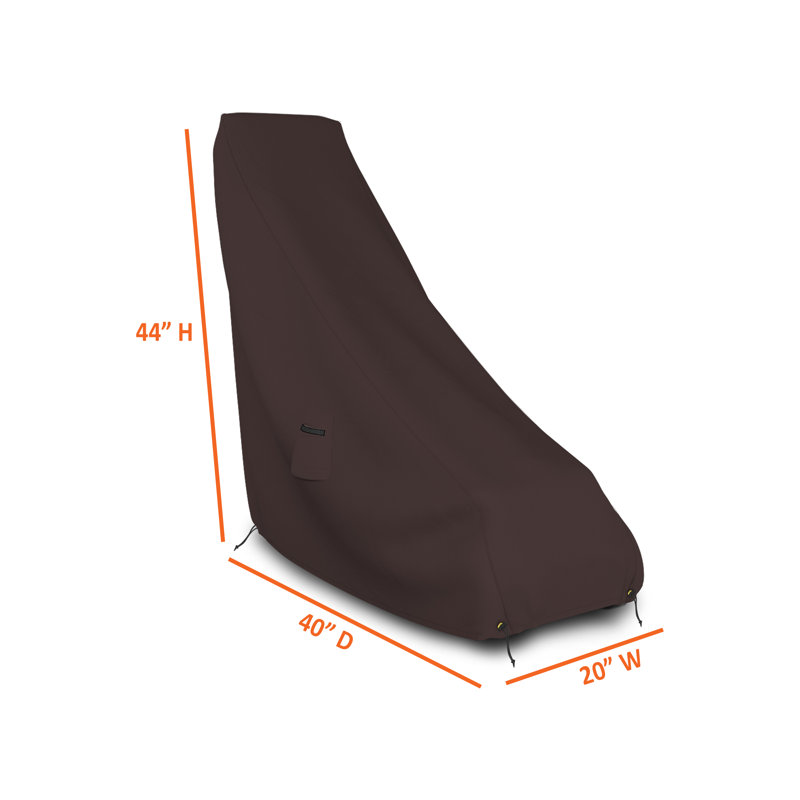 Outdoor Furniture Cover Cover, 111.8cm H x 101.6cm W x 50.8cm D, Coffee