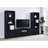Sloat Black 2-Door TV Stand Media Console-372844738