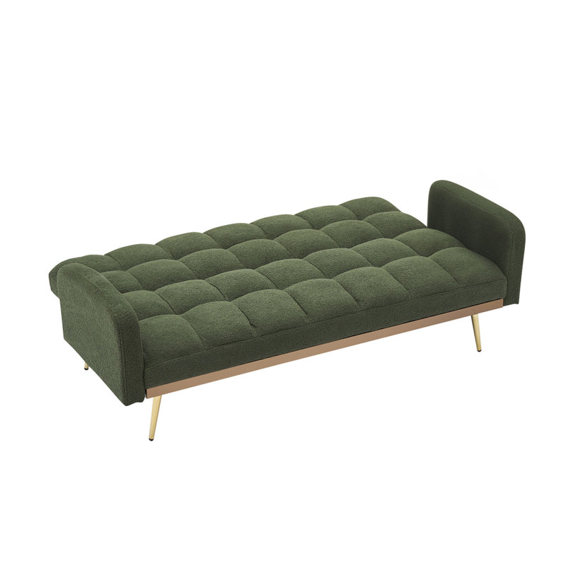 Canapé-lit convertible de 69 po avec futon, Green
