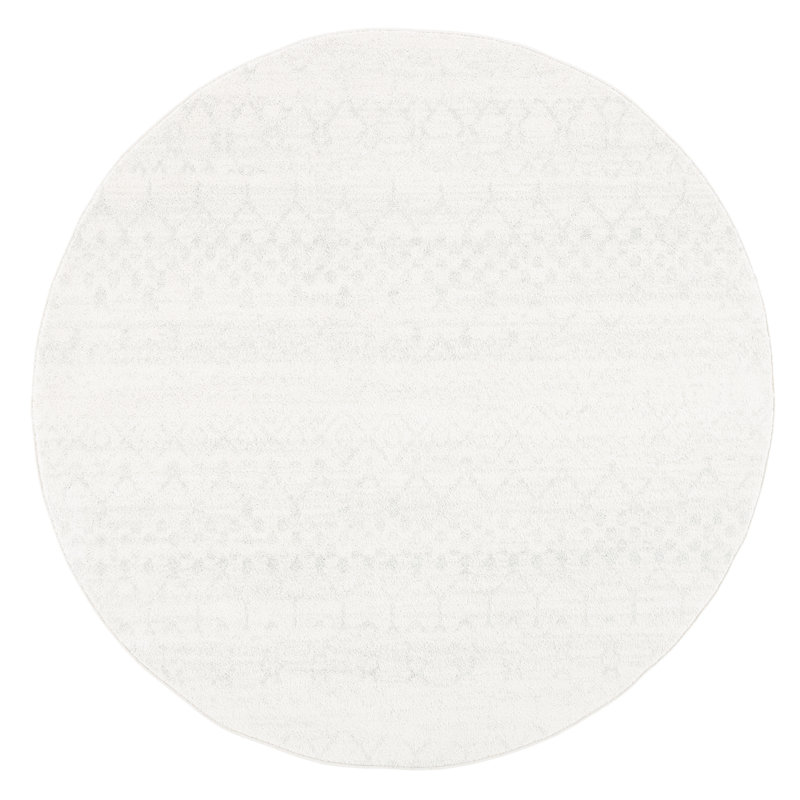 Denton Performance Geometric Rug, Round 6'7"