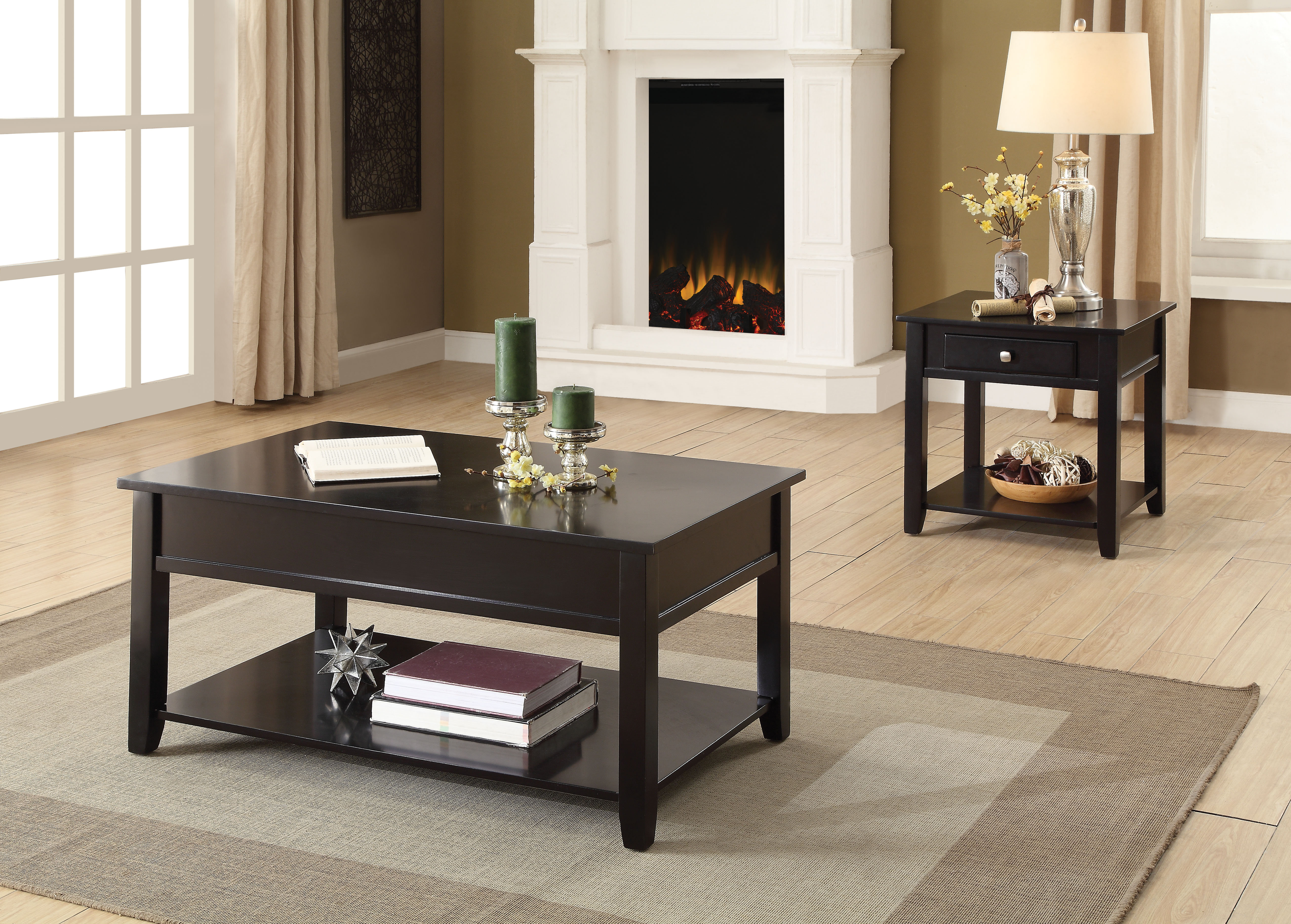 Red Barrel Studio® Edgemon 2 Piece Coffee Table Set | Wayfair