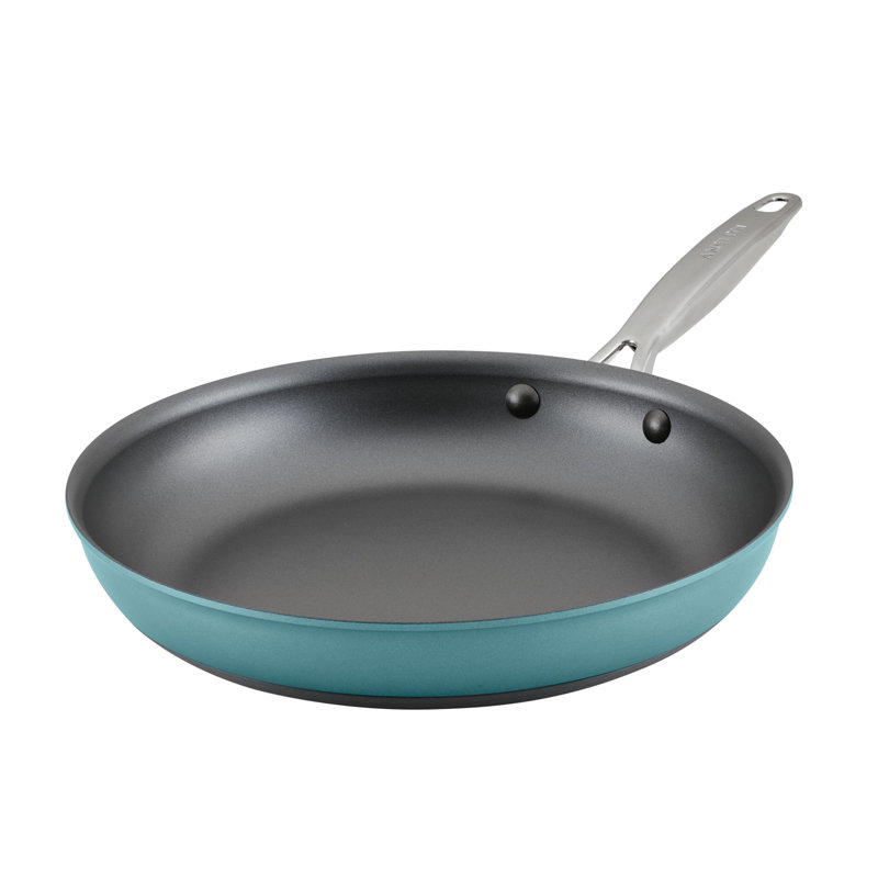 Anolon Achieve Hard Anodized Nonstick Frying Pan / Skillet, 12", Teal